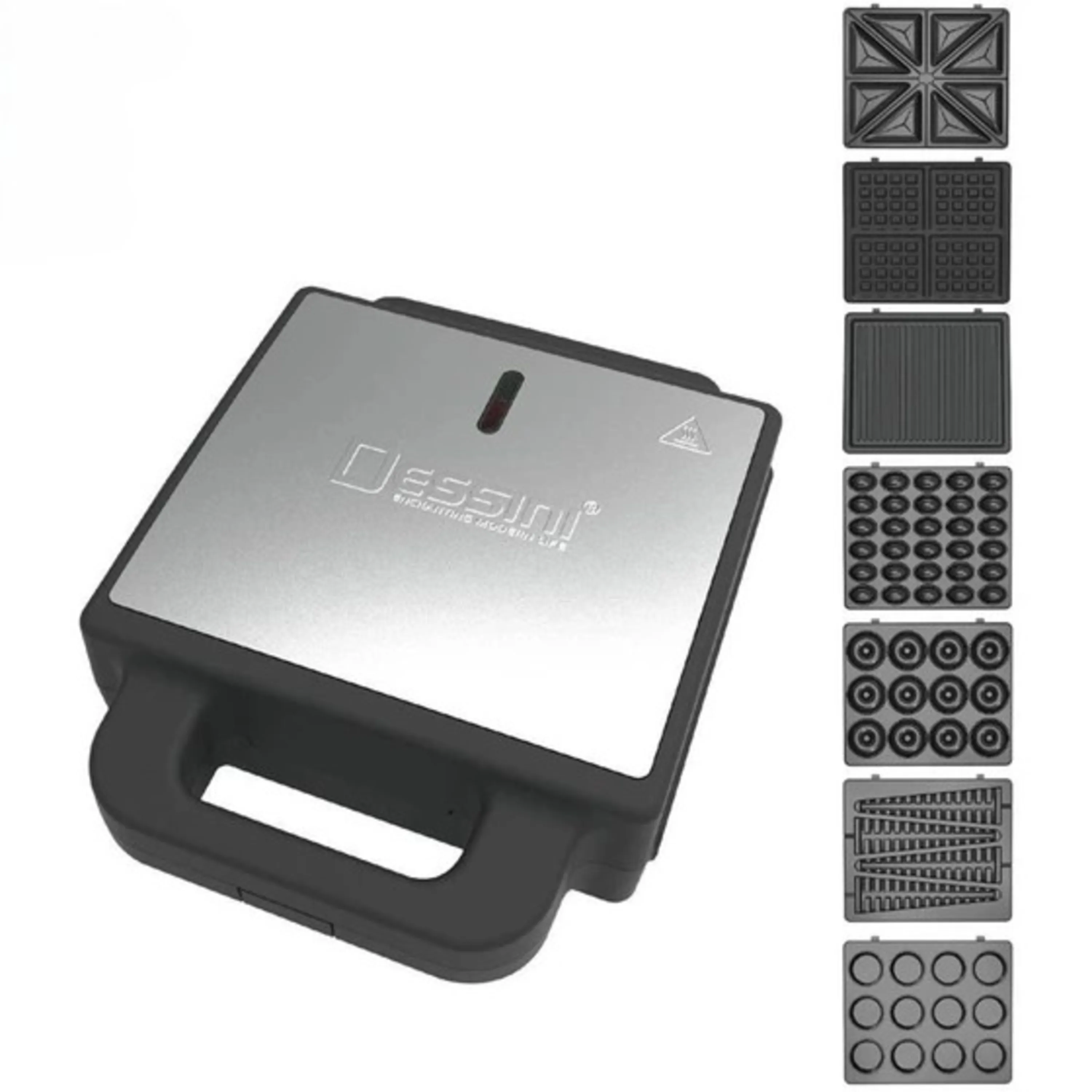 ساندویچ ساز چند کاره دسینی مدل SM-7001 با 4 خانه و بدنه استیل
